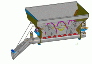 Ковш для раздачи кормов 1,2 м3 предназначен для перемещения, погрузки-разгрузки сыпучих сельскохозяйственных материалов.