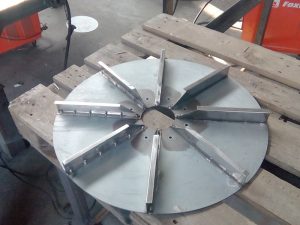 Восстановление клыльчатки турбины сеялки